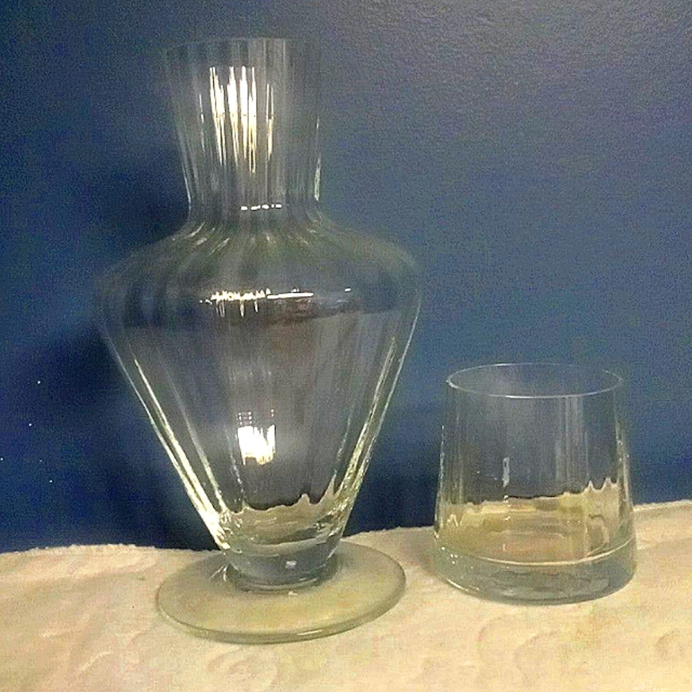 Neiman Marcus Carafe and glass
